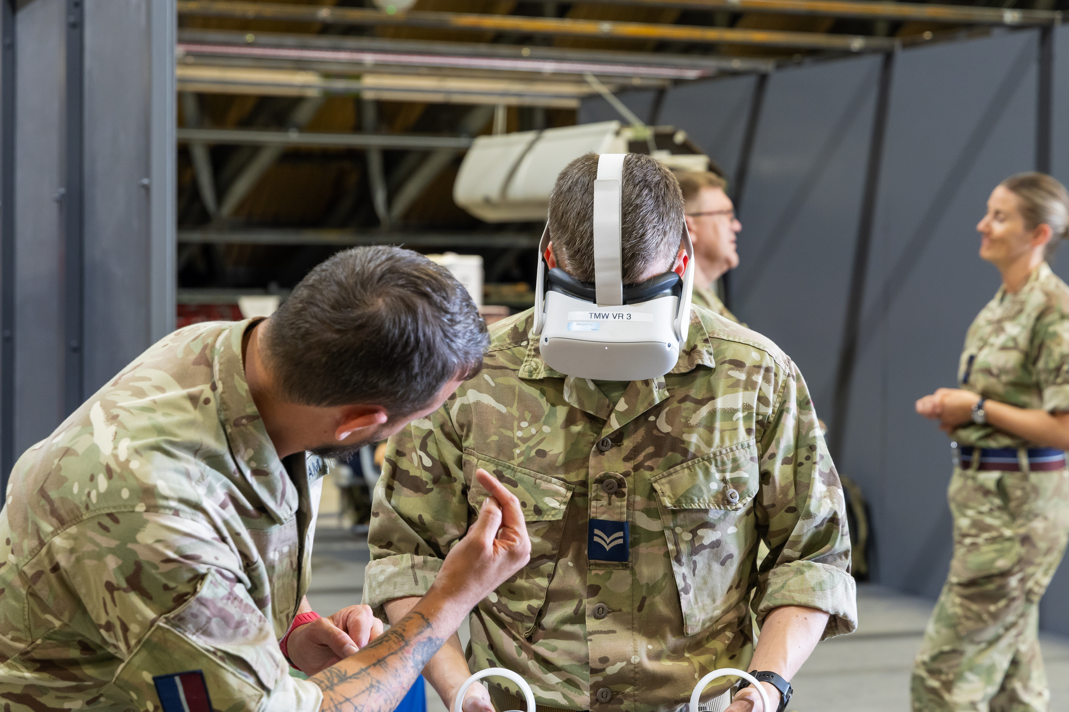 Photo: RAF Brize Norton based Tactical Medical Wing, shown demonstrating their live saving capabilities to visitors during a series of demonstration days.